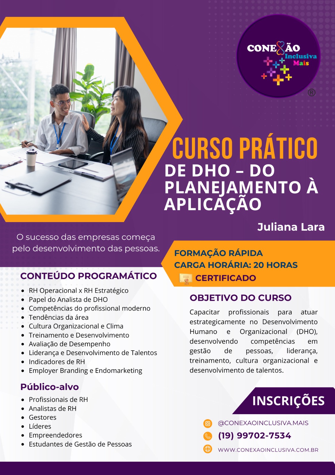 Curso DHO – Do Planejamento à Aplicação